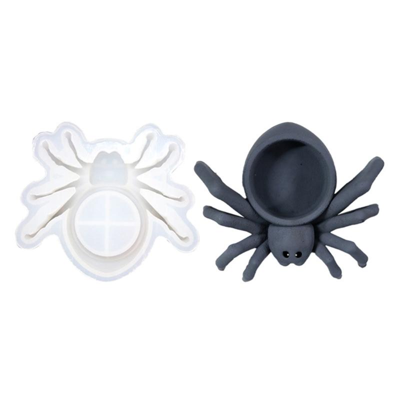 Большие пауки, подсвечник, смоляные формы, лоток, силиконовые формы для литья из эпоксидной смолы, формы для подсвечников, ювелирных изделий