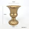 Металлический цветочный горшок в античном стиле - Свадебное украшение стола, Подставка для сухоцветов для домашнего декора, Аксессуар для фотосессии в винтажном стиле