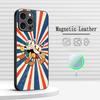 Cute cup-Head classic cartoon pattern Phone Case For iPhone 17 16 15 14 13 12 Plus Pro Max High-end Luxury Magsafe Sheepskin
