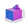 3D-печать Волшебный куб 5x5 Цветной Волшебный куб Игрушка для снятия стресса Веселые игрушки-непоседы Для детей и взрослых Светящийся в темноте Настольное украшение
