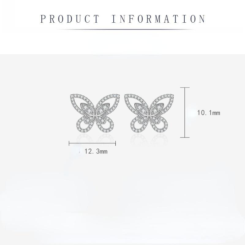 BELLA BOX Новые серьги-бабочки, женские простые и милые студенческие серьги Mori Cold Wind, персонализированные серьги для подруг