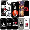 Японский martial arts Judo Чехол для телефона For iPhone 17 Air 16 Plus 13 15 14 12 11 Pro MAX 7 8 SE Мягкий TPU Ударопрочный Чехол Funda