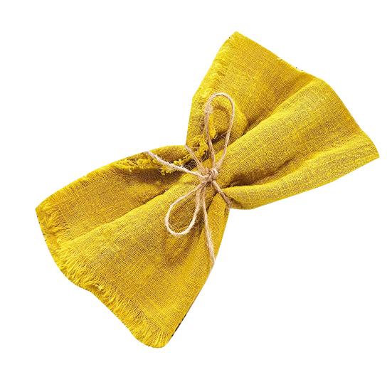 Bohemian Napkin with Fringe Cotton Fabric Solid Color Napkin Rustic Wedding Napkin for Dining Table Farmhouse Home Decor