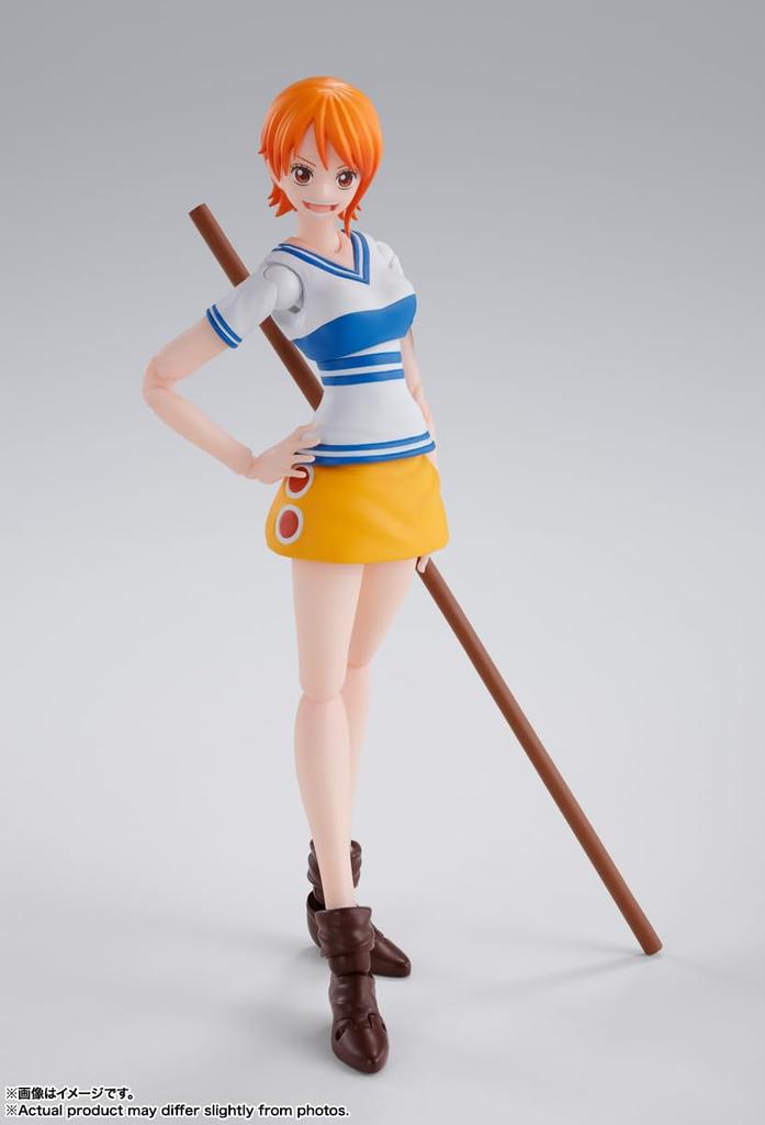 TAMASHII NATIONS ONE PIECE Нами размером около 140 мм окрашенная подвижная фигурка SHFiguarts -Dawn Adventure- ABS&PVC