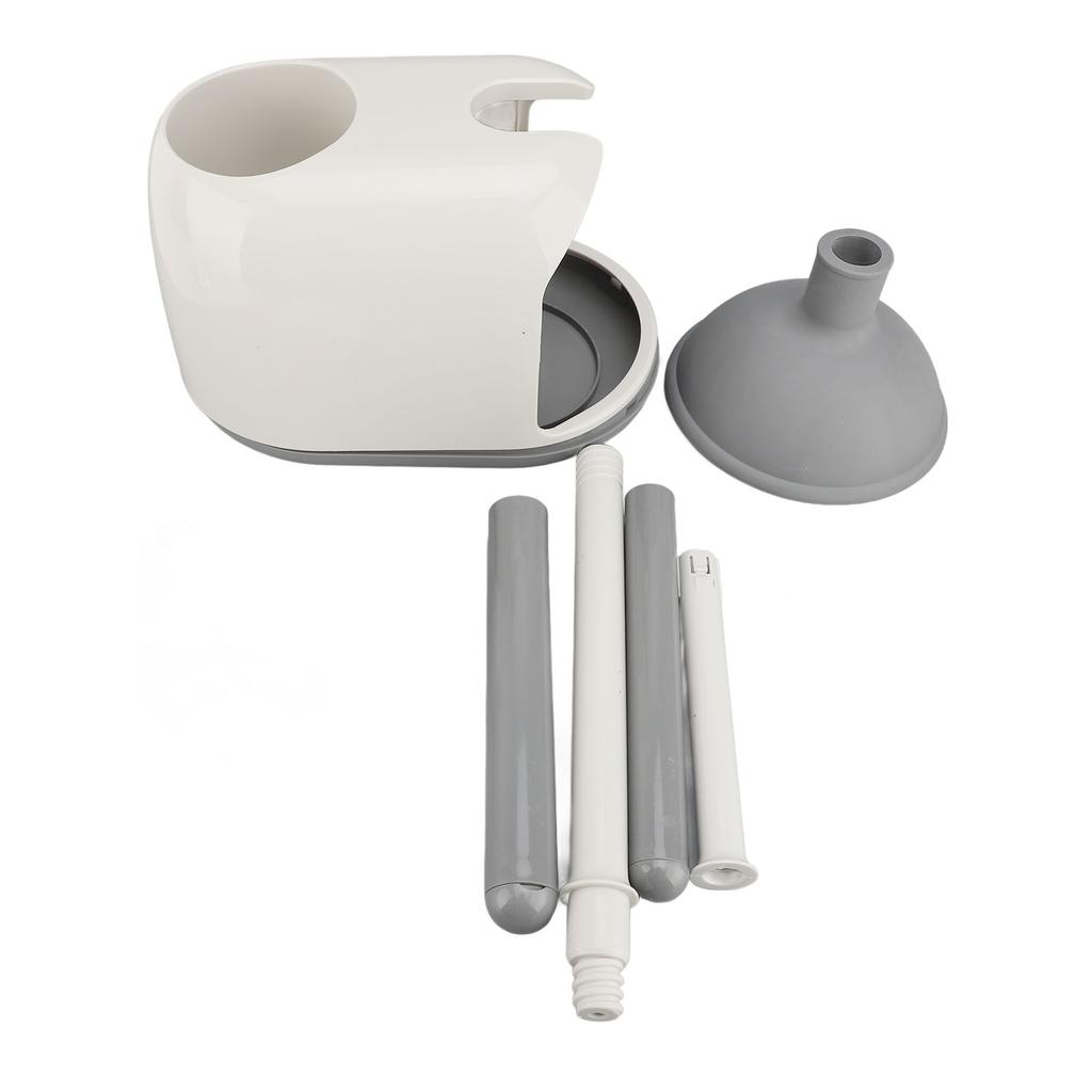 Toilet Plunger and Brush 2 In 1 Toilet Bowl Brush Plunger Set with Holder Bathroom Cleaning Tools