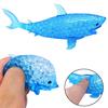 (H0915)Spongy Shark Bead Stress Ball Toy Squeezable Toy Stress Relief Toy