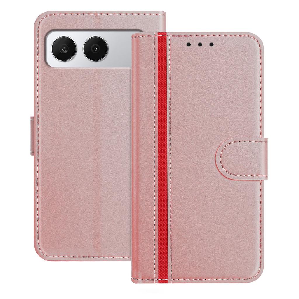 For OnePlus Nord 4 Phone Cases Wallet Stand Color Splicing Leather Cover with Magnetic Clasp
