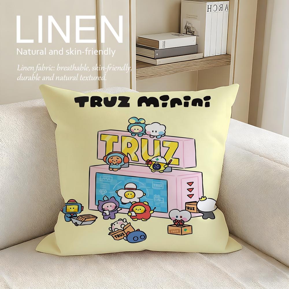 Cute Truz Cushion Cover Pillowcase Set Pcs x x Breathable Washable Sofa Cushion Cover