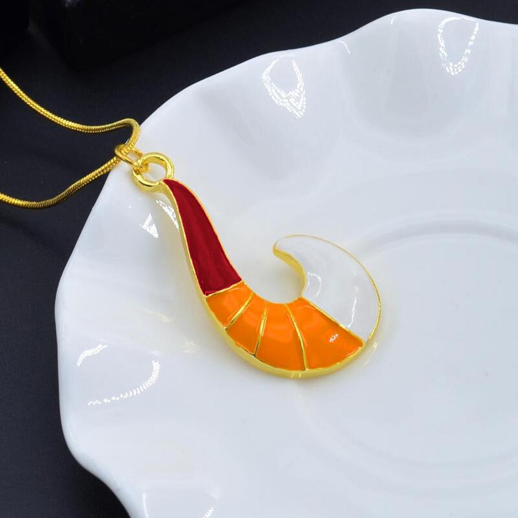 Золотое ожерелье рыболовный крючок милой формы кошачий хвост с колокольчиком женские ожерелья