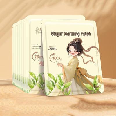 Классические самонагревающиеся пластыри для тела с белым имбирем