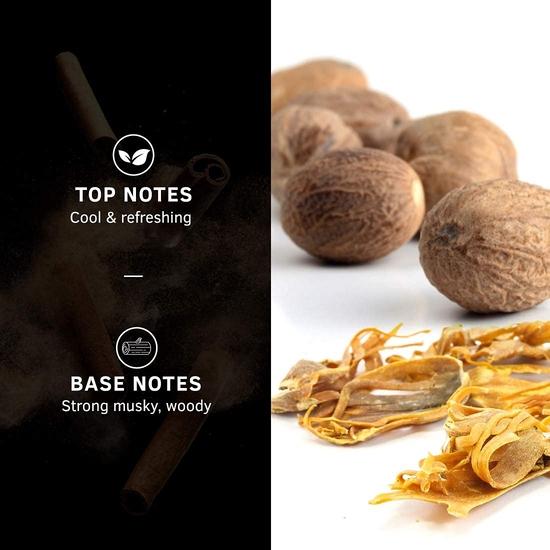 Ustraa Черный дезодорант для мужчин - 3 x 150 мл - Сильный и интенсивный аромат | Усиливает свежесть | Борется с неприятным запахом, предотвращает зуд