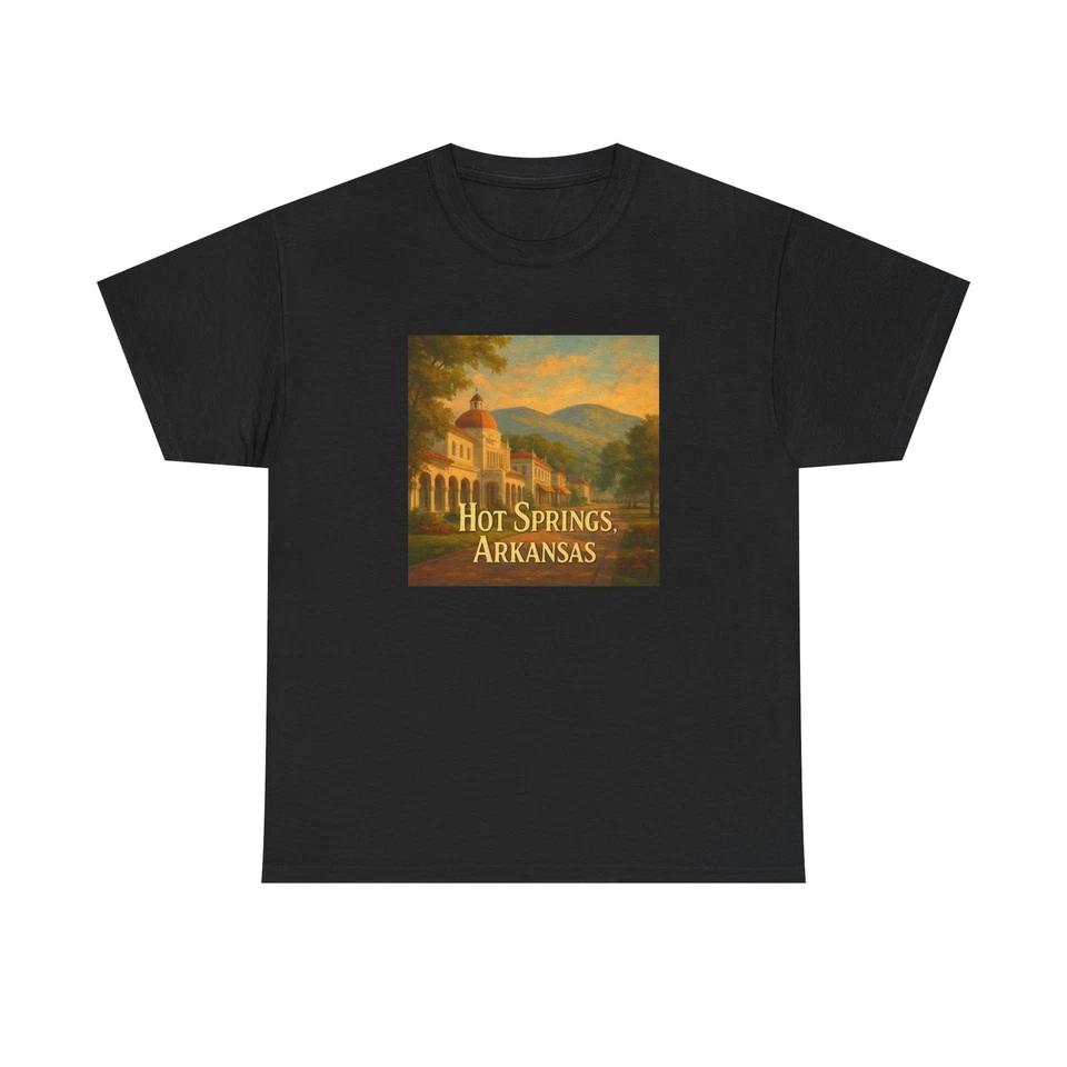 Unisex Adult T Shirt Hot Springs Arkansas Historic Bathhouse