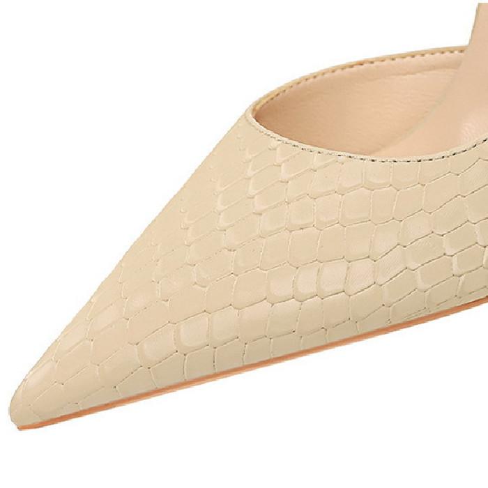 Bigtree Сексуальные туфли на очень высоком тонком каблуке в европейском и американском стиле, одинарные туфли на высоком каблуке с неглубоким ртом и сбоку, в стиле ретро со змеиным узором