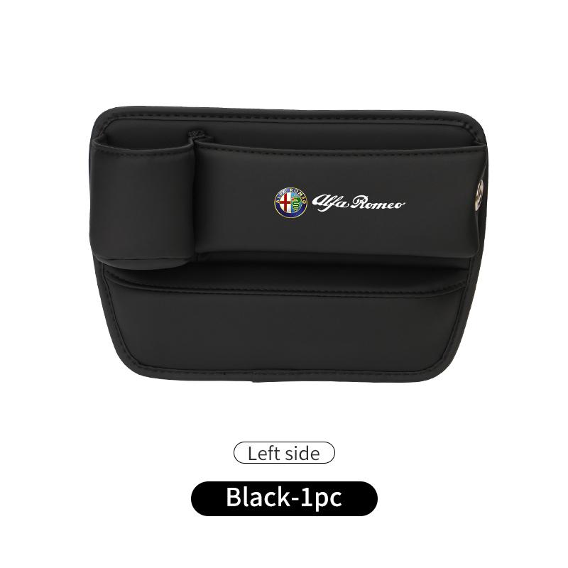 Car Seat Gap Storage Box Car Central Console Side Organizer Boxs For Alfa Romeo 159 Giulietta 156 147 Giulia Mito GT Stelvio