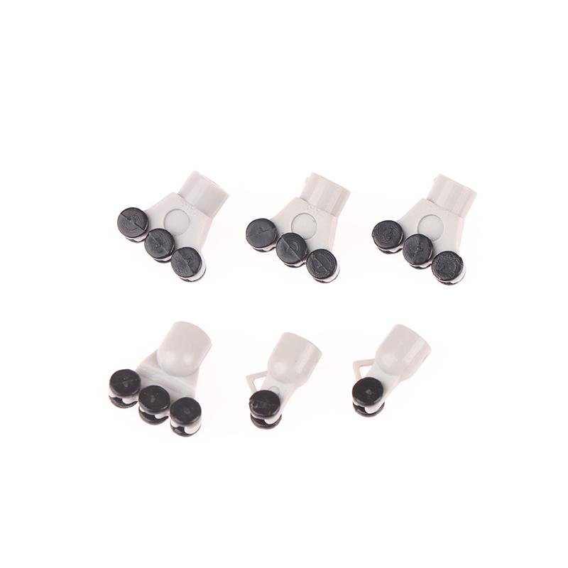 Один комплект колес, 6 маленьких колес для 20-сантиметровой металлической модели самолета Ан-225 Советского Союза