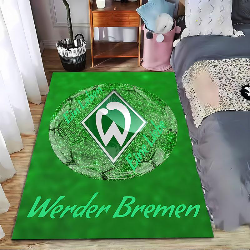 Werder Bremen Green Design suitable as a non-slip mat for the living room or bedroom sofa