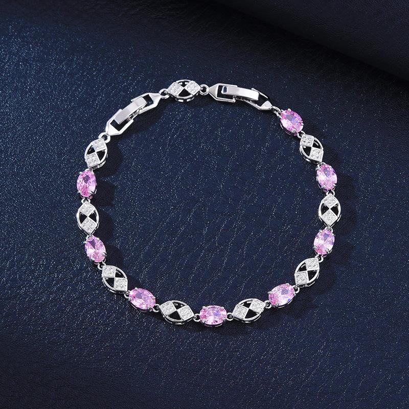 Браслет из натурального диопсида с высокой чистотой огненных цветов, сверкающий браслет в дворцовом стиле с тонкой инкрустацией для женщин