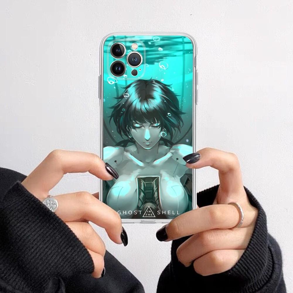 Ghost in the Shell Phone Case for iPhone 16 15 8 7 6 6S Plus X SE XR XS 14 11 12 13 Mini Pro Max Mobile Case