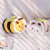 Adorable Flower Bee Plush Doll Cartoon Bumblebee Toy For Kids Soft Stuffed Animal