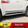 Toyota Prado 2010-2023 Накладка на дверь и защитная полоса по краю.