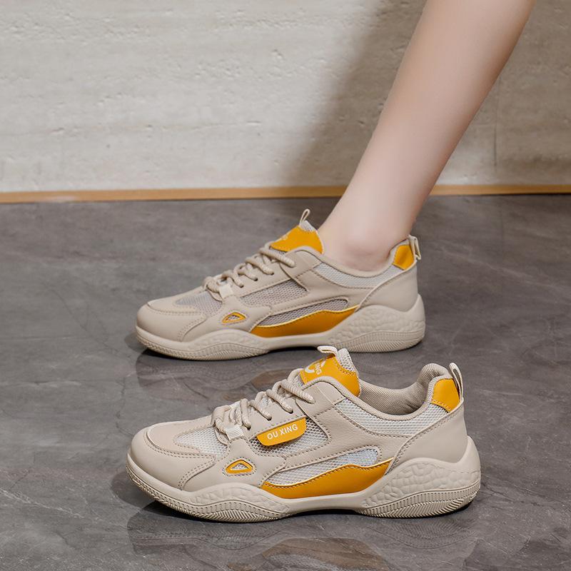 High-quality New Running Sneakers for Women Summer Breathable Platform Tennis Sneakers Fashion Versatile Non Slip Training Shoes