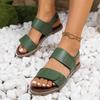 Women's Summer Flat Sandals 2024 New Beach Open Toe Shoes Designer Brand Casual Slide Solid Color Stylish Comfort Zapatos