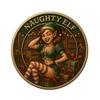 Christmas Temptation Coin Pin-Up Inspired Adults Holiday Token Metal Collectible Coin Decoration Round Keepsake Badge Stocking Stuffer Gag Gift