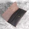 Длинный кожаный клатч-кошелек ручной работы для мужчин, держатель для карт, мужской кошелек с двойным сложением, винтажный держатель для удостоверения личности, кошелек для мужчин, подарки