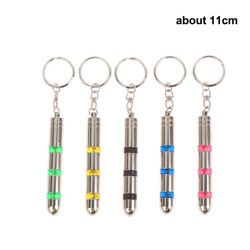 Portable Car Anti-Static Keychain Static Rod Electrostatic Discharger Antistatic Rod Keyring Car Supplies Car Accessories