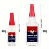Super Glue Quick 10 Second Cure, Strong Bond for Plastic, Metal, Wood, Stone, Ceramic, Glass Multi-Purpose Epoxy Resin Adhesive
