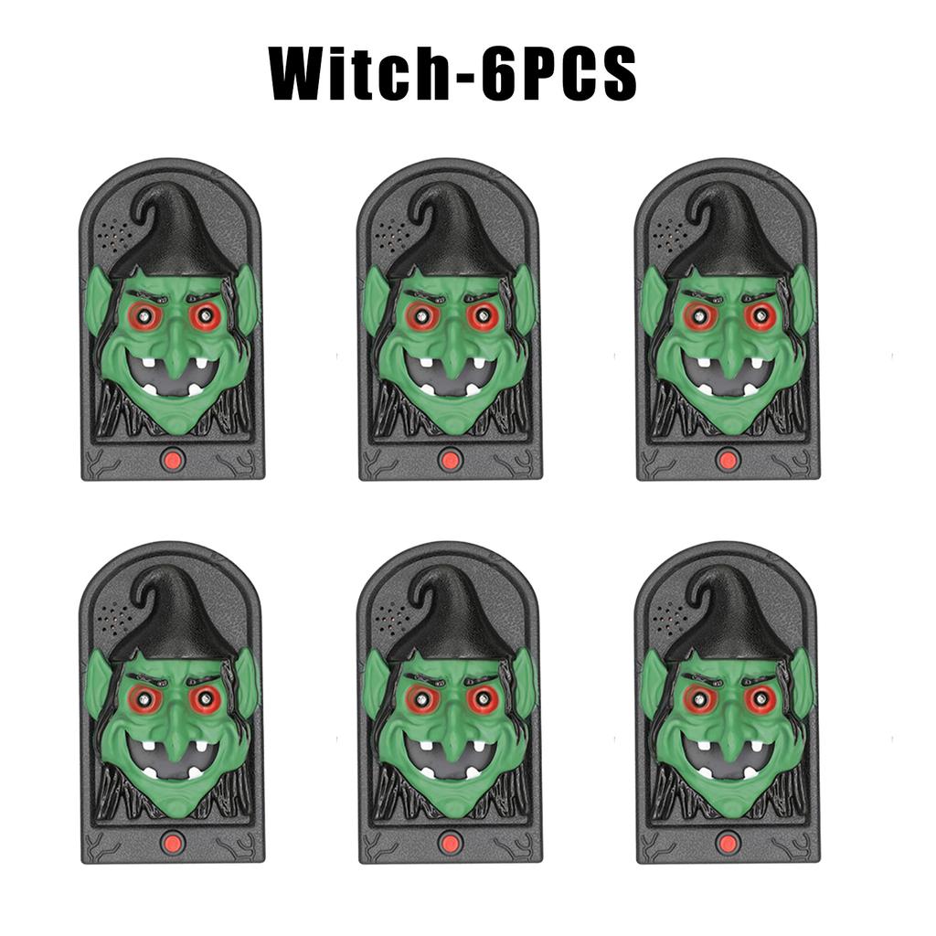 Halloween Doorbell Jump Scare Motion Activated Screaming Prank Prop Wireless Sound Effects Haunted House Terror Tech