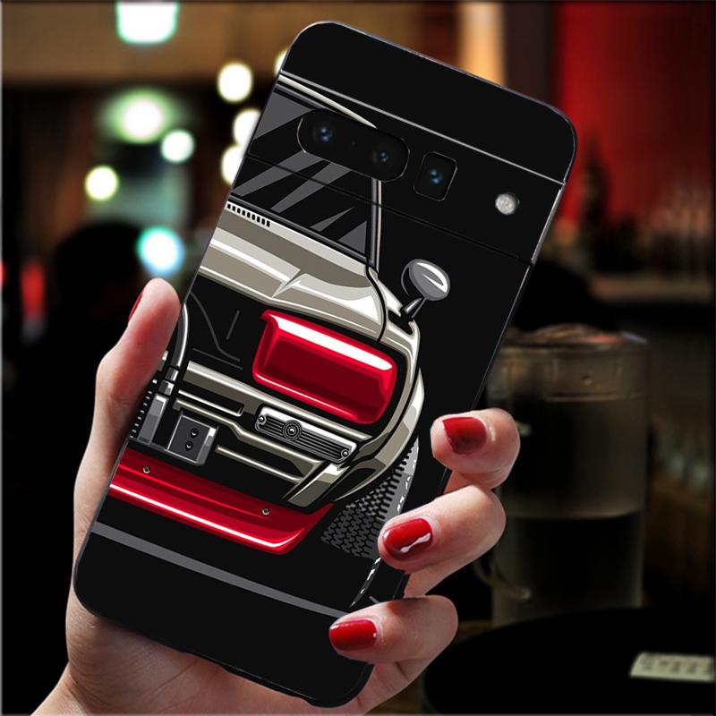 Япония JDM спортивный автомобильный чехол для телефона для Google Pixel 8 7 Pro 7a 6A 6 Pro Pixel 8A 4A 3A 4 XL Pixel 5 6 4 3 3A XL