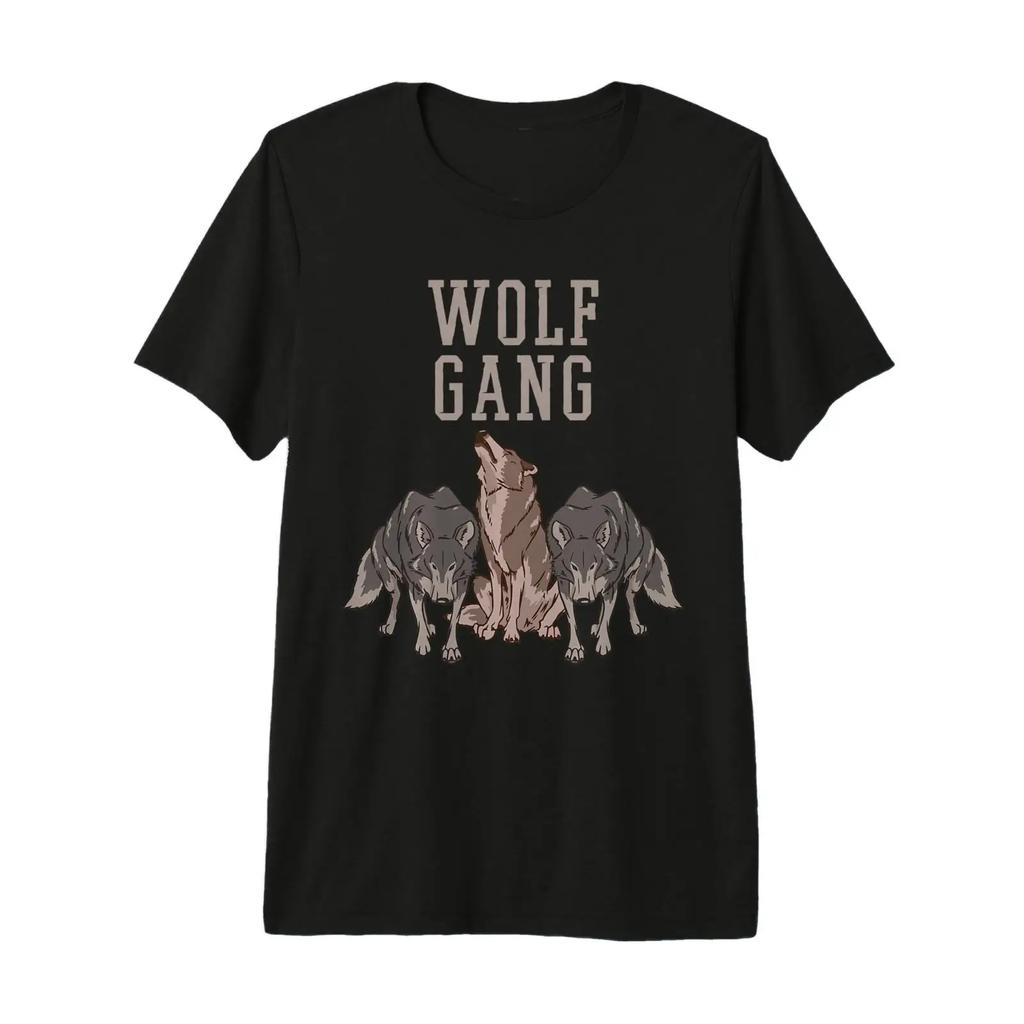 Unisexs Wolf Gang First Name Wolfgang Premium T Shirt Vintage Washed Soft Casual Homme Stretched Streetwear Versatile Graphic