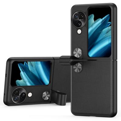Подходит для чехла для телефона OPPO Find X3 FILP, Складной экран N3Flip Полный чехол Противоударный Высококлассный Деловой Мужской и Женский Кожаный чехол