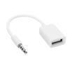 3.5mm Male Plug Jack To USB Female AUX Audio Cable Converter Adapter Cord