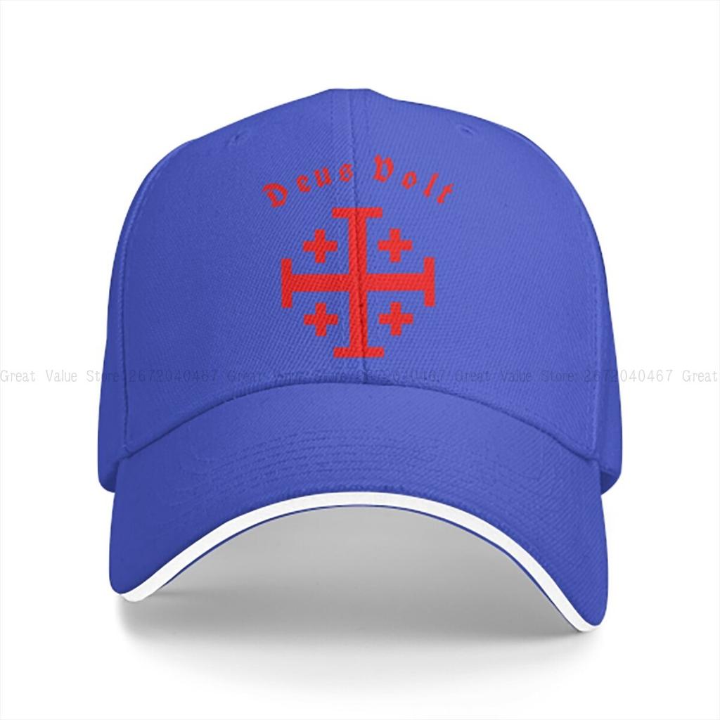 Pure Color Dad Hats Deus Volt Templar Crusader Cross Unisexs Hat Sun Visor Baseball Caps Knights Templar Peaked Cap