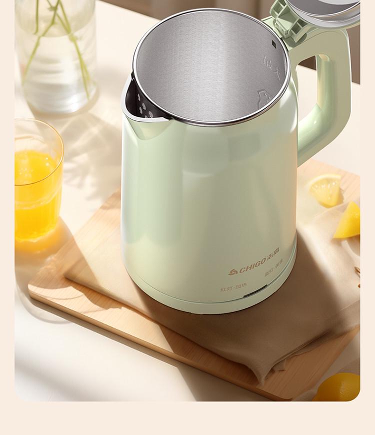 Электрический чайник Chigo: Чайник большой емкости с автоматической изоляцией и защитой от сухого кипения
