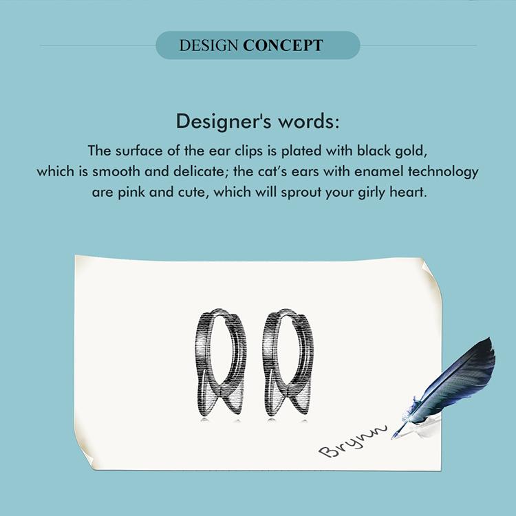 WOSTU Настоящее серебро 925 пробы, серьги-кольца с кошачьими ушками для женщин, милые розовые милые шпильки в виде лап домашних животных, клипсы для девочек, уникальные ювелирные изделия, подарок