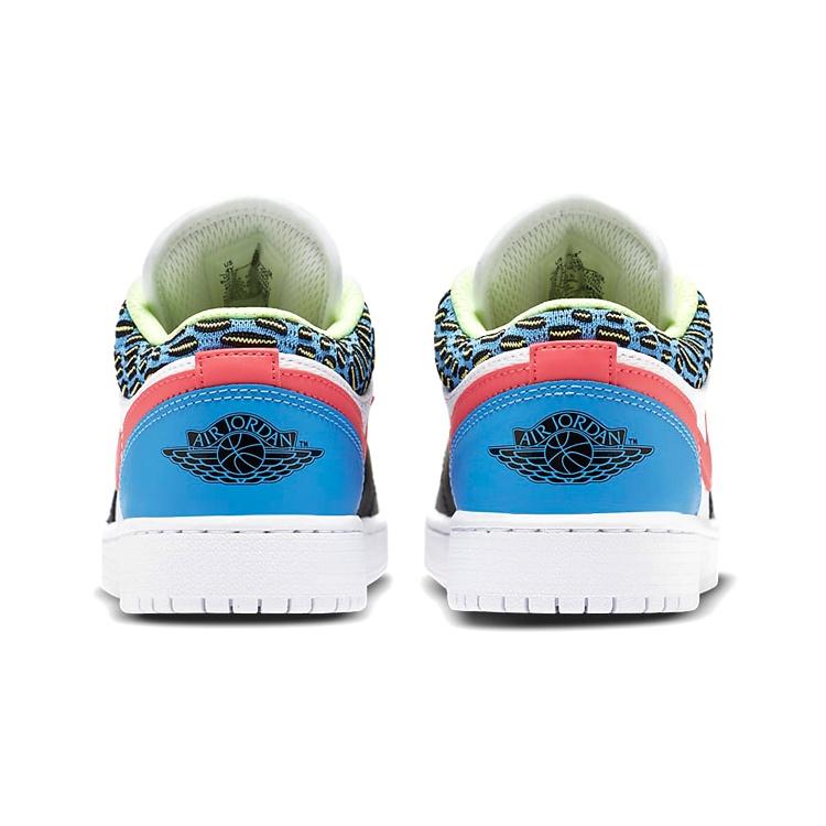 (GS) Air Jordan 1 Low 'Funky Patterns' Kids' DH5927-006