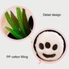 Panda Plush Doll Contrast Color Realistic Fully Filled Bamboo Leaf Soft Touch Home Decoration Exquisite Chubby Sofa Panda Pillow Toy Kids Toy