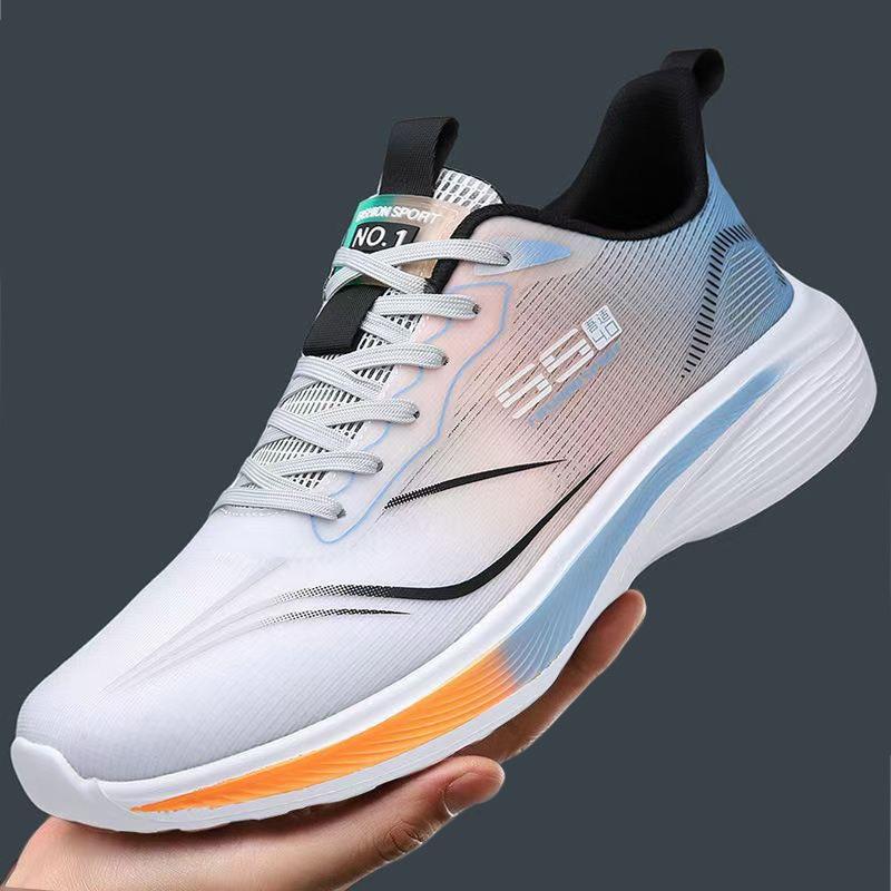 Men's and Women's Running Shoes Summer Versatile Soft Sole Lightweight Sports Shoes Fashion Color Matching Trend Breathable Casual Men's Shoes