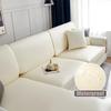 Водонепроницаемый кожаный чехол для дивана из искусственной кожи для гостиной, эластичный чехол, защита мебели, 15 однотонных чехлов для дивана
