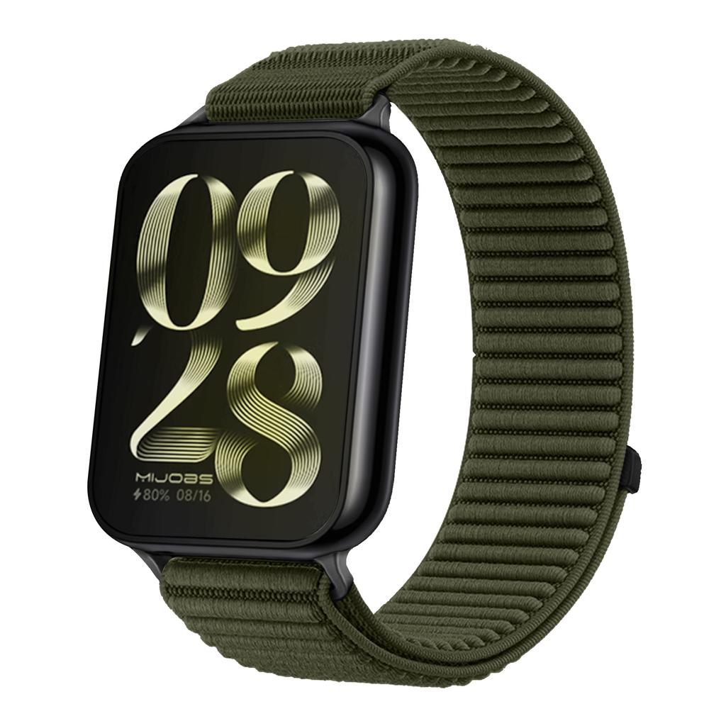 Спортивный плетеный нейлоновый ремешок-петля для Xiaomi Mi Band 9 Pro 8 Pro с металлической пряжкой, дышащий браслет, ремешок для Redmi Watch 6 5 4
