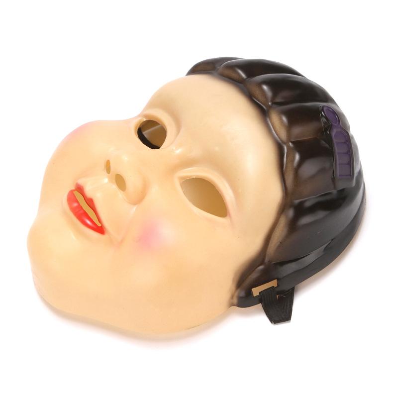 Хэллоуин Маленькая Девочка Ужасная Маска Женская Кукла Страшный Фильм Ужасов Тема Одевание Реквизит Маска