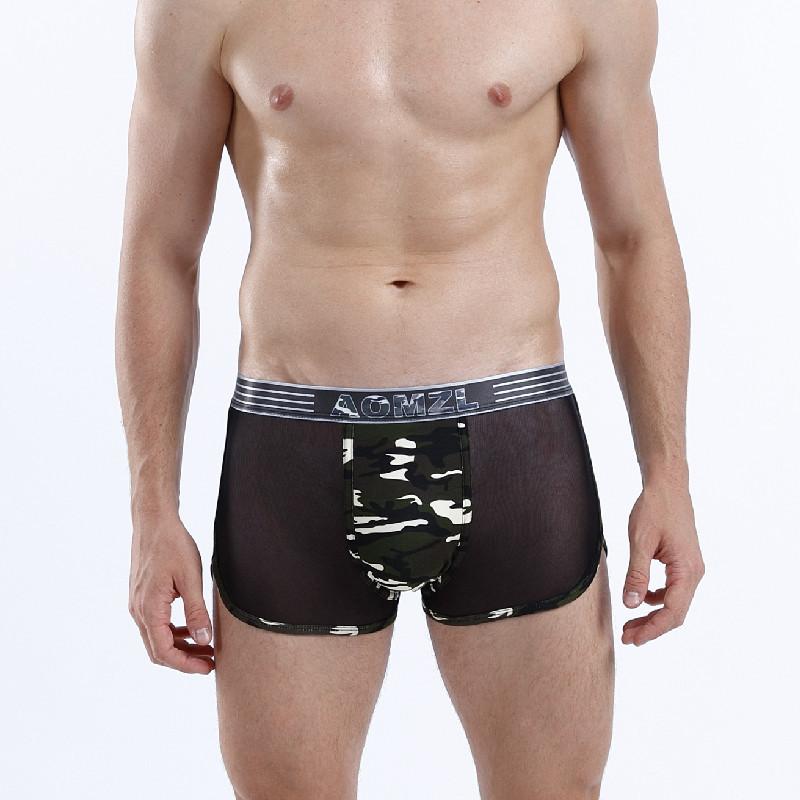 Хлопковые мужские брюки, тонкие срезы не оставляющих следов боксерских трусов, дышащие брюки для мальчиков, летние удобные шорты Tide Four Corner