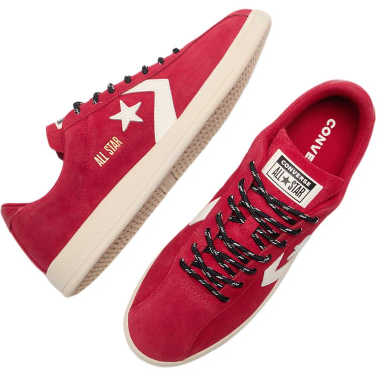 Converse Классические кроссовки удобные и универсальные прочные низкие кеды для скейтбординга унисекс красные