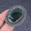 Кольцо из серебра 925 пробы с драгоценным камнем моховой агат, размер 10, g6w73