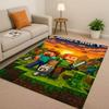 3D S-Sand B-box Cartoon Game Living Room Non-Slip Area Rug Soft Carpet for Bedroom Playroom Sofa,Easy Clean Home Decor Doormat