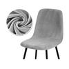 1Pcs Durable Velvet Fabric Bar Chair Cover Short Size Soft Seat Case Solid Color Bench Cover for Home Living Room