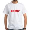 CafePress - Футболки с Альбертом Эйнштейном - Теория - 100% Хлопок Футболка Белая